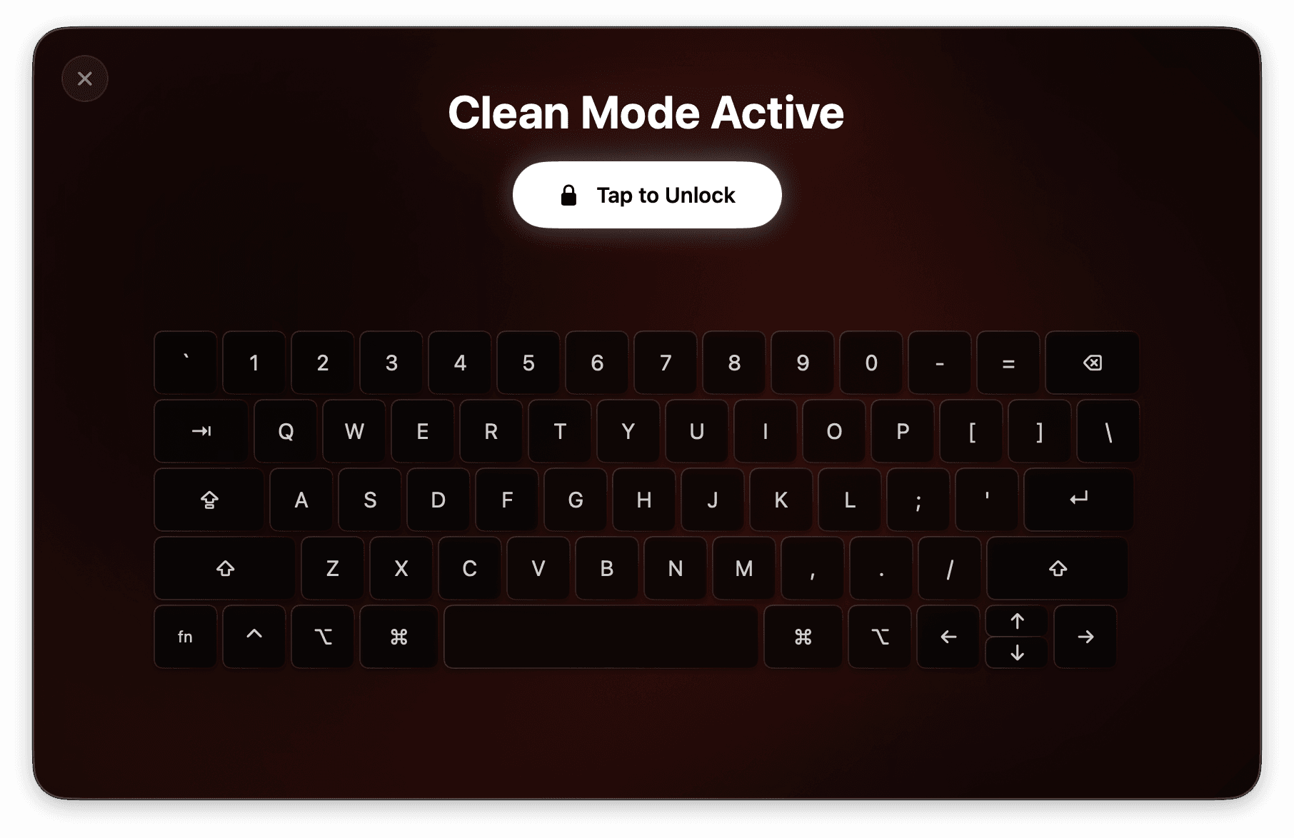 Clean Mode Active