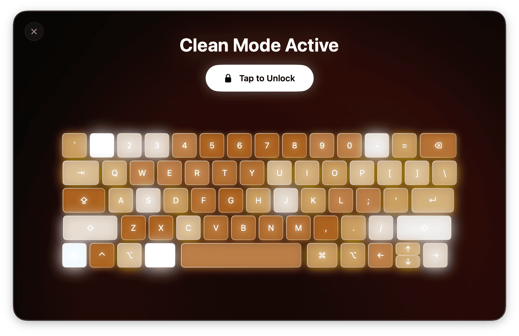 Orange Keyboard Mode